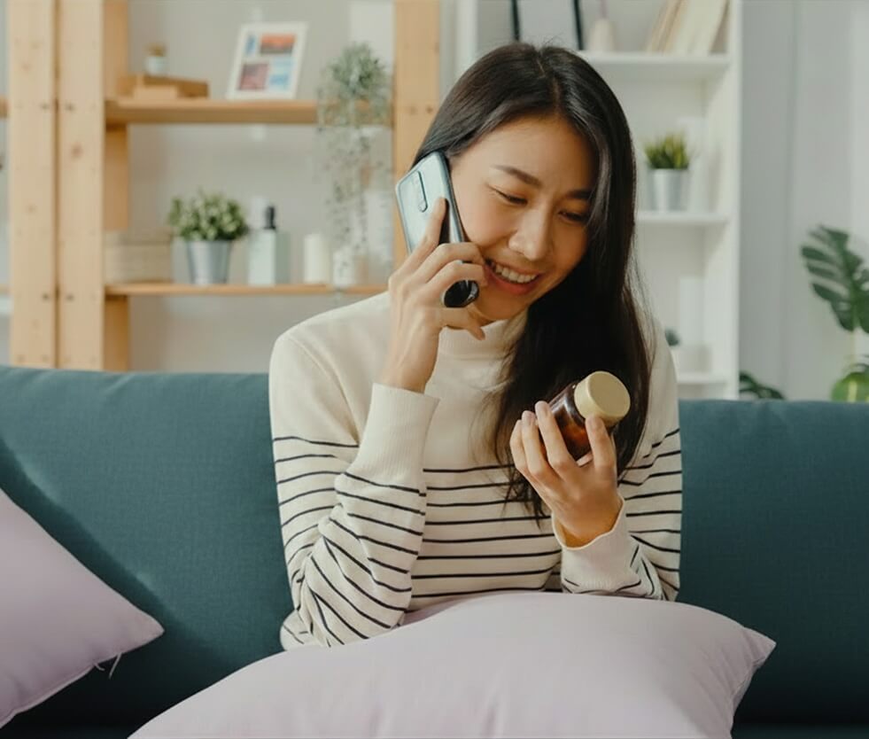 Woman calling about perscription